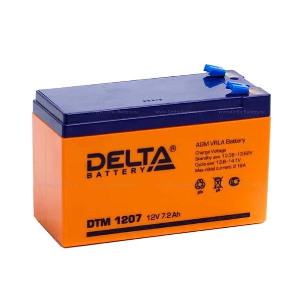 Блок питания Аккумулятор Delta, DTM 1207