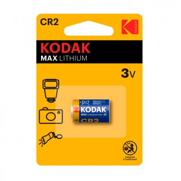 Блок питания Батарейки KODAK, CR2 MAX  (KCR2-1) (1 шт.)