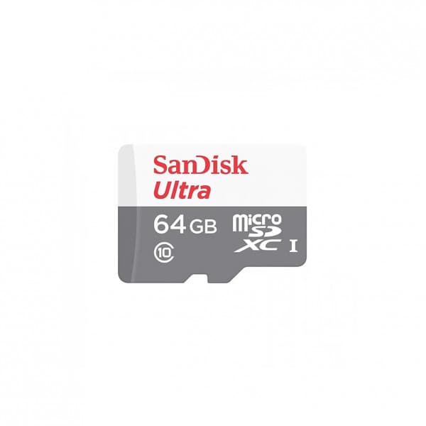 Накопители информации Карта памяти micro SD Sandisk, SDSQUNR-064G-GN3MN