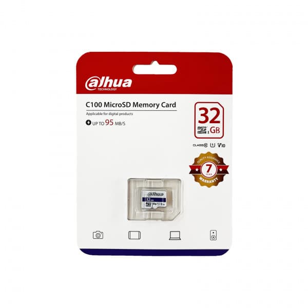 Накопители информации Карта памяти micro SD Dahua, DHI-TF-C100/32GB