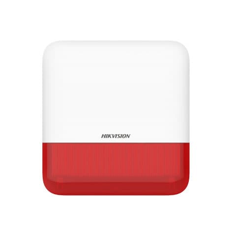 Охранные системы Беспроводные оповещатели HikVision (Ax Pro), SirenOut Red (DS-PS1-E-WE Red Indicator)