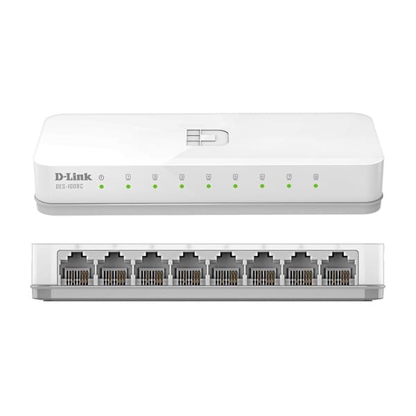 Сетевое оборудование Коммутаторы Ethernet 100 Base-TX D-Link, DES-1008C
