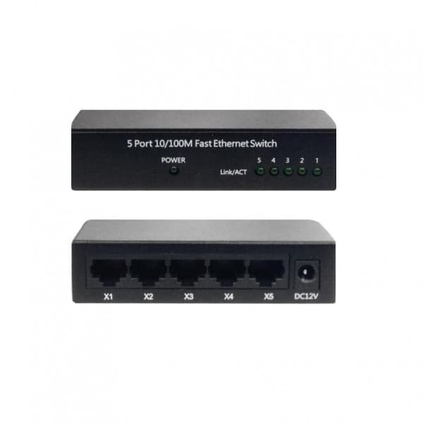Сетевое оборудование Коммутаторы Ethernet 100 Base-TX Sectec, ST-PLC05