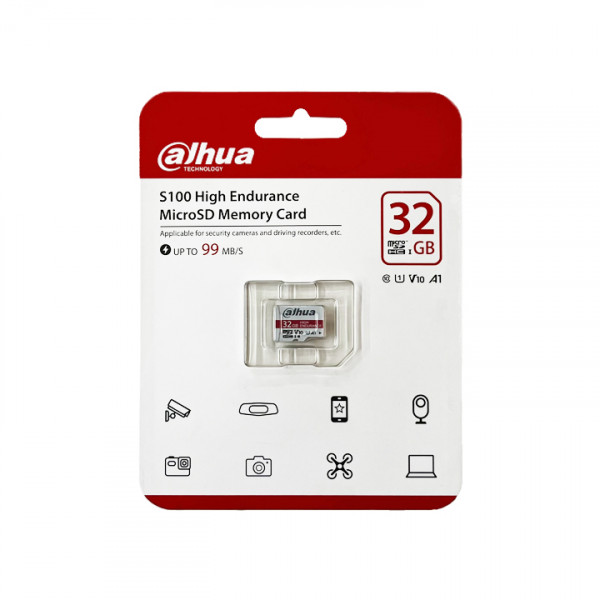 Накопители информации Карта памяти micro SD Dahua, DHI-TF-S100/32G